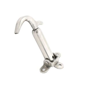 Hood latch 1928-29 ss. Three hole, stainless steel.