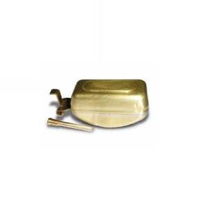 Brass float with hinge pin