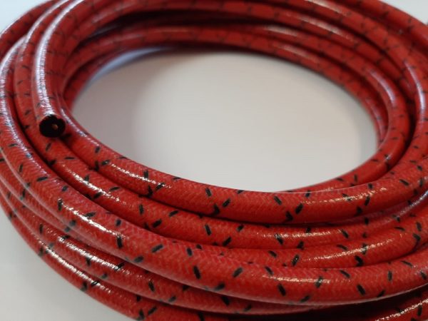 Spark plug wire set red w/ black