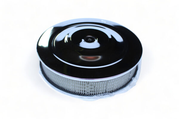 Air filter round chrome 14"