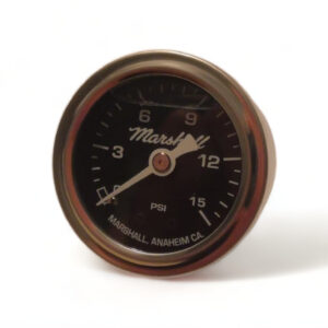 Gauge, fuel or oil pressure 0-15psi