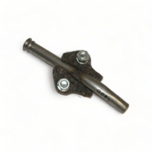 Emergency brake cable guide tube bolt on