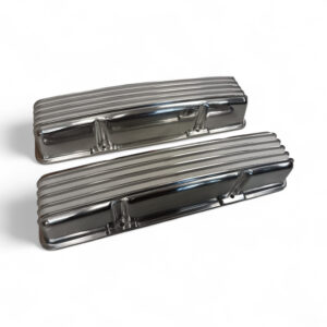 Valve covers SBC finned w/o holes