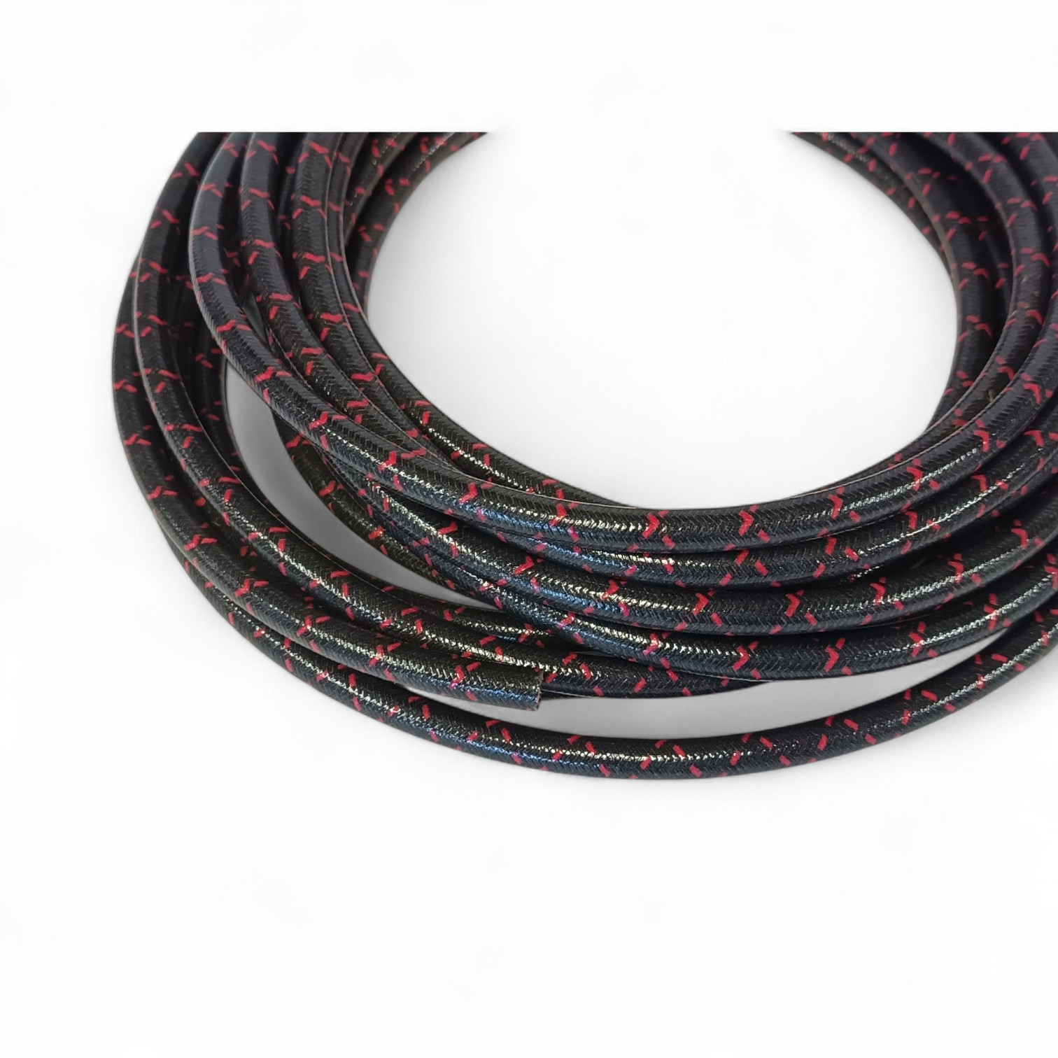 Spark plug wire set Black w/ red stripes - Image 2