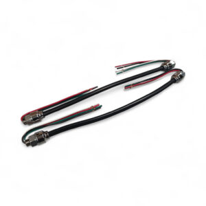 Headlight conduit set adjustable black